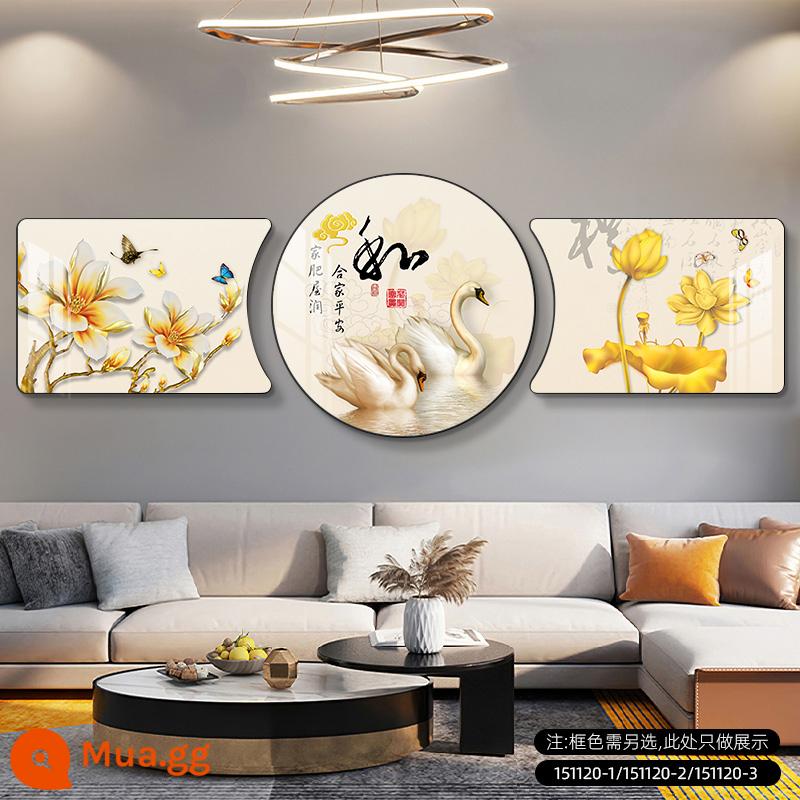 Sofa Nền Tranh Treo Tường Có Nghĩa Là Tốt Hiện Đại Đơn Giản Nhẹ Sang Trọng Triptych Mới Cao Cấp Khí Quyển Phòng Khách Tranh Trang Trí - An toàn gia đình