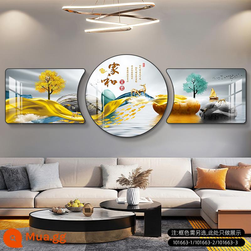 Sofa Nền Tranh Treo Tường Có Nghĩa Là Tốt Hiện Đại Đơn Giản Nhẹ Sang Trọng Triptych Mới Cao Cấp Khí Quyển Phòng Khách Tranh Trang Trí - Phù Lỗ Lại Cai