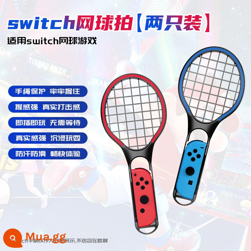 Nintendo switch Mario vợt tennis ns oled thể thao somatosensory tay cầm chơi game tay cầm phụ kiện joycon tay cầm trái và phải tay cầm ACE vợt tennis Mario thể thao cầu lông - Phiên bản màu đen ngầu cổ điển