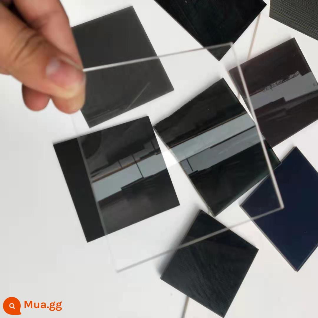 Bảng acrylic đen gương mờ mờ bảng mờ màu trà đen bảng plexiglass màu đen bảng chụp ảnh tùy chỉnh - Độ trong suốt cao 1-200MM