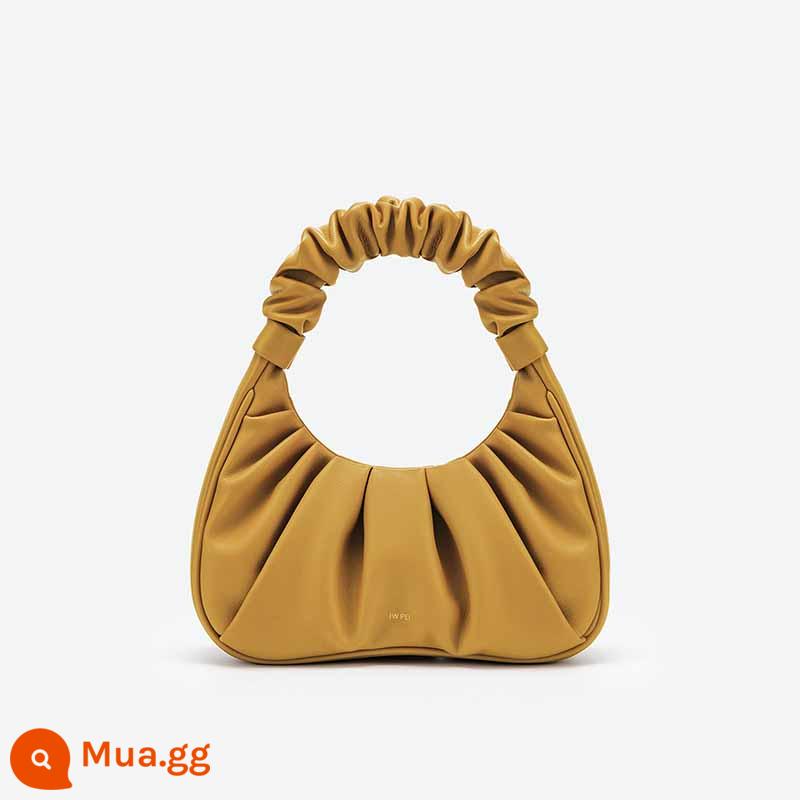 JW PEI cloud bag GABBI niche design bag túi sát nách new bag bag bag túi gấp nữ 2T03 - vàng nâu