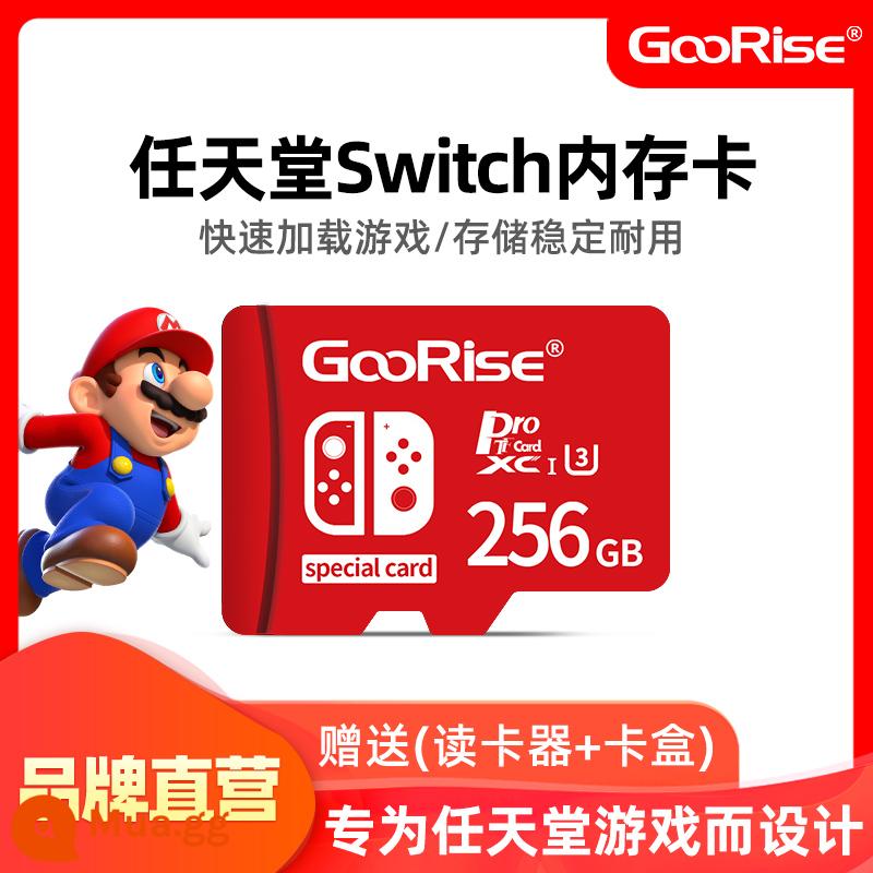 [Bán hàng trực tiếp chính thức] Thẻ Nintendo switchsd 512g thẻ nhớ máy chơi game 3ds tốc độ cao Thẻ nhớ chuyên dụng NS Host thẻ nhớ mở rộng cầm tay lite thẻ nhớ mở rộng thẻ nhớ mở rộng thẻ TF - Thẻ nhớ Nintendo switch [②⑤⑥G] (kèm đầu đọc thẻ + hộp đựng thẻ)