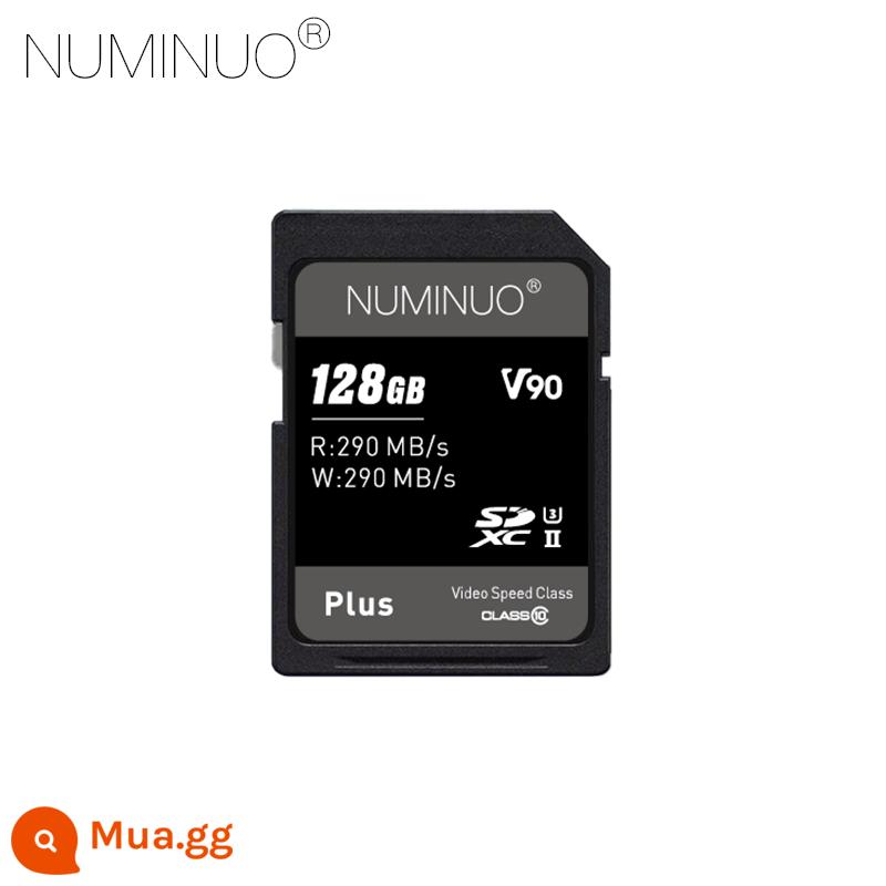 Thẻ V90SD tốc độ cao UHS-II thích hợp cho thẻ nhớ máy ảnh ống kính đơn Nikon, Canon, Sony A7M2/R ZVE1 - V90 SD 128GB