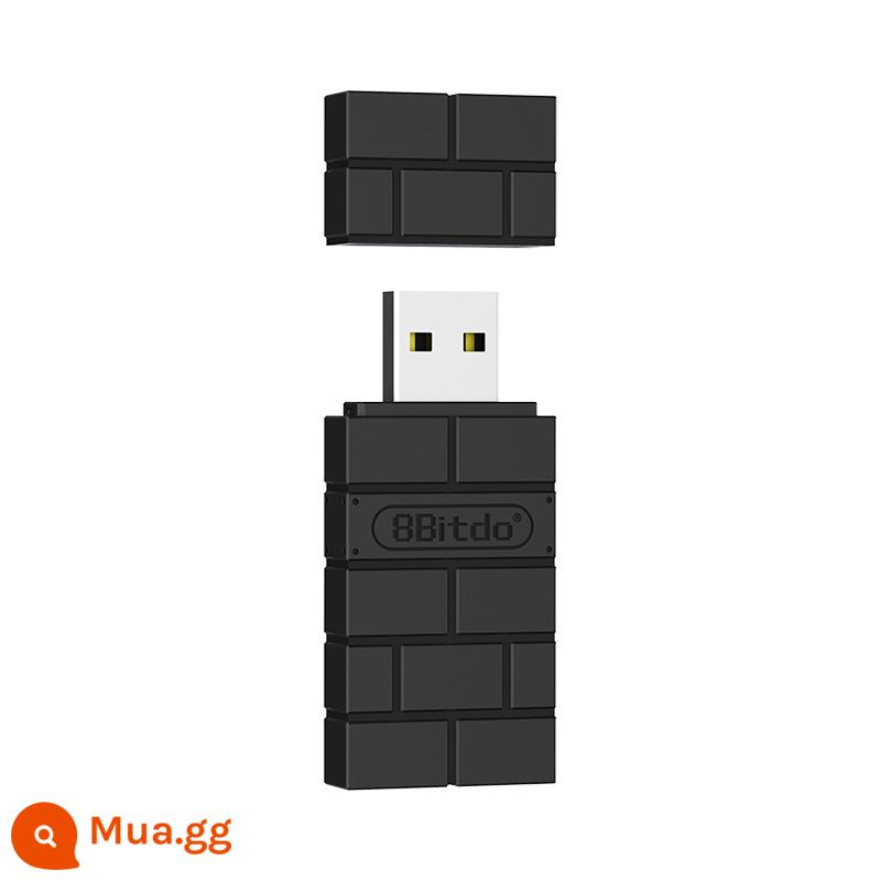 Hội trường 8 bit Bộ chuyển đổi tay cầm USB cục gạch nhỏ Microsoft xbox seriesX NS Pro PS5/4 Bảng điều khiển trò chơi Nintendo máy tính bộ chuyển đổi apex Chuyển đổi bộ chuyển đổi Bluetooth - đen