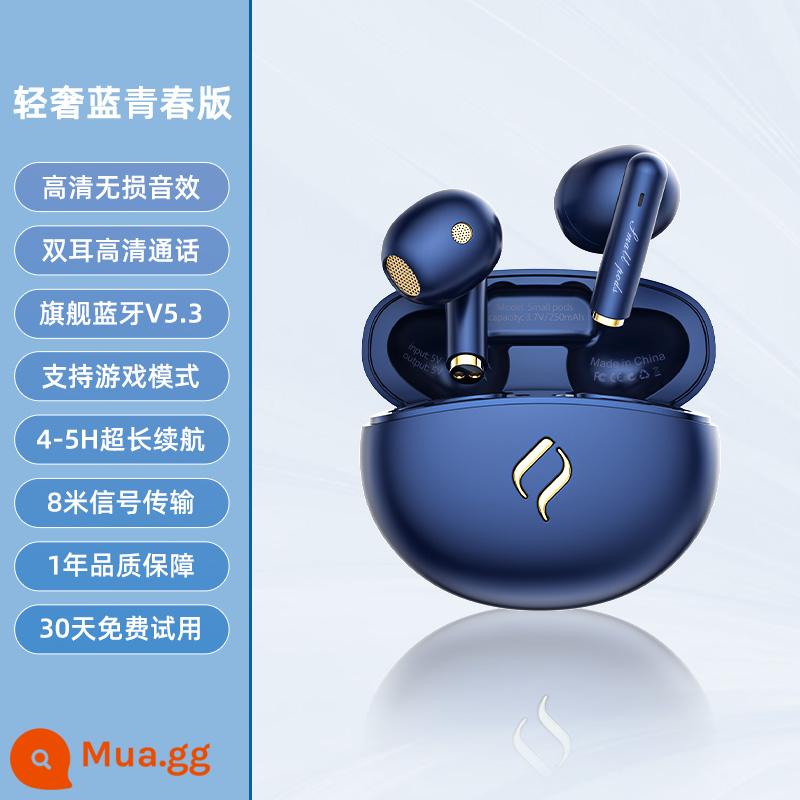 Âm thanh sang trọng nhãn vàng nhỏ chính thức cửa hàng hàng đầu tai nghe Bluetooth không dây thực sự mới chất lượng cao chính hãng cho Huawei vinh quang - [Light Luxury Blue] Hiệu ứng âm thanh độ nét cao không bị méo tiếng · Cuộc gọi giảm tiếng ồn · Bluetooth V5.3