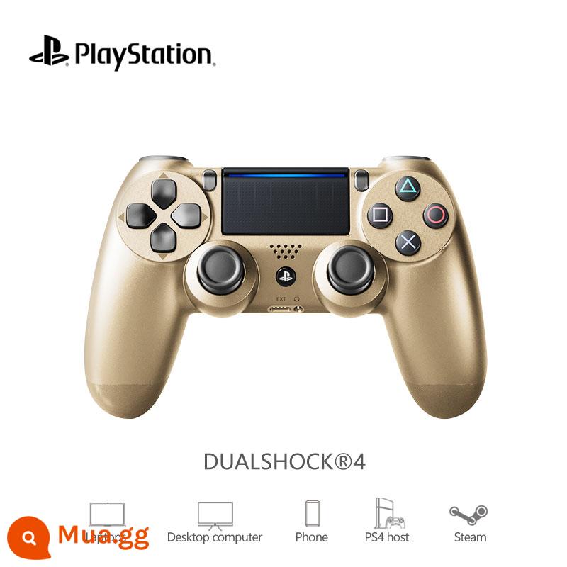 Bộ điều khiển trò chơi Sony/Sony PS4PRO chính hãng không dây Bluetooth PC máy tính hơi nước bộ điều khiển điện thoại di động - Sony [Vàng sâm panh]