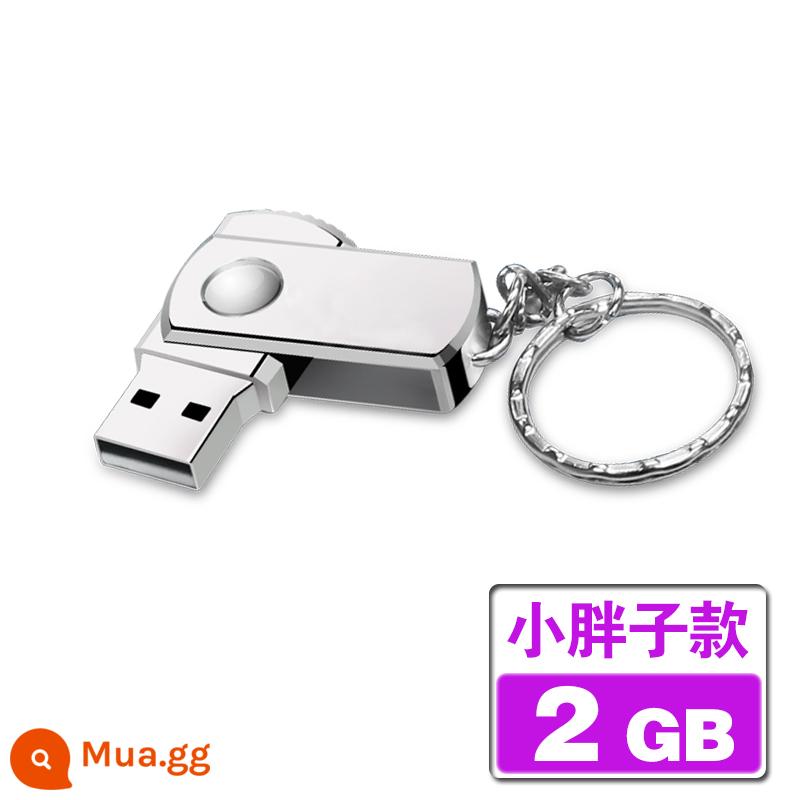 Đấu Thầu Ổ Đĩa U 128M 512M 1G 2G 4G 8G 16G Dung Lượng Nhỏ USB Kim Loại Tùy Chỉnh chữ LOGO - 2[GB]Người Mẫu Nhỏ Béo