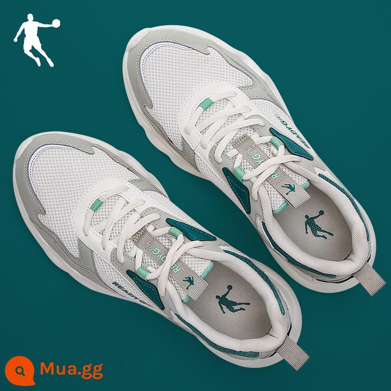 Jordan sneakers nam mùa thu đông 2022 trang web chính thức mới chính hãng thoáng khí sinh viên giày chạy bộ thông thường - 0223 xanh sương mù/xanh cỏ ba lá