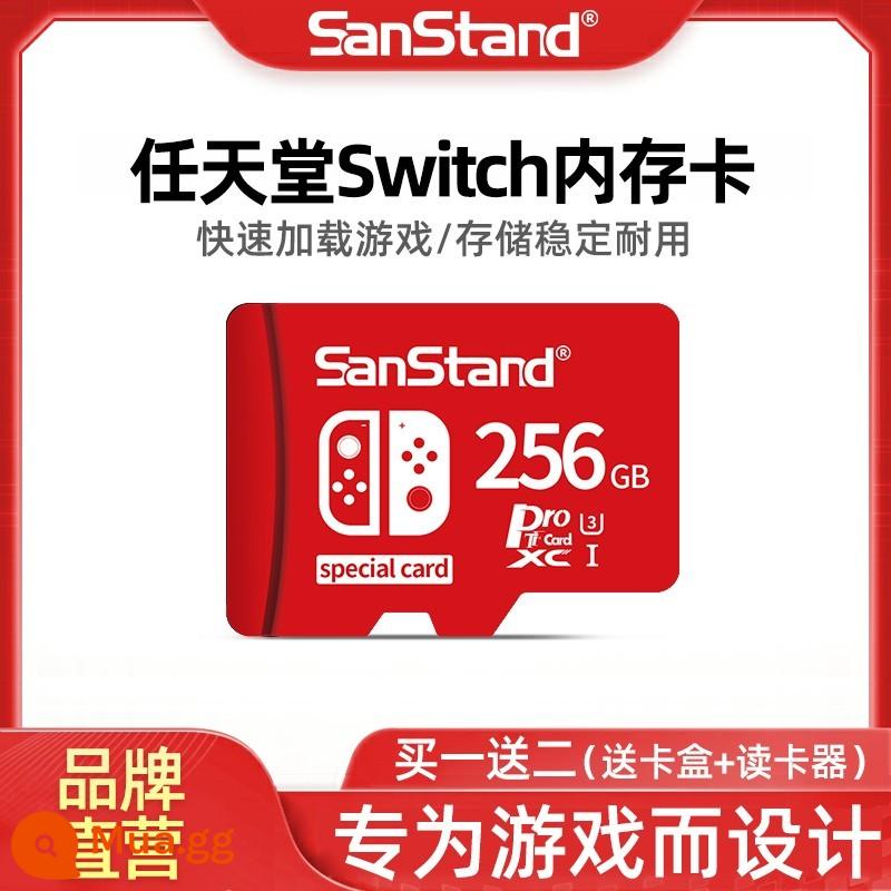 Thẻ Nintendo switchsd 512G bộ nhớ chuyên dụng thẻ sd thẻ nhớ ns mở rộng thẻ tf thẻ chuyển đổi thẻ nhớ - Thẻ tốc độ cao Nintendo Switch [②⑤⑥G] + hộp đựng thẻ + đầu đọc thẻ