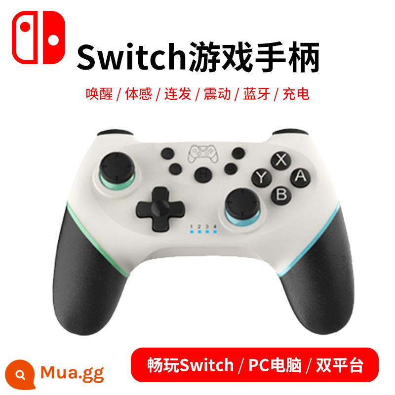 Chaoji Nintendo Switch PRO tay cầm Bluetooth không dây trong nước máy chơi game tay cầm không dây nspro Bluetooth rung somatosensory bùng nổ máy tính chuyên nghiệp có dây steamNS Lite phụ kiện - Tay cầm bọc cao su nội địa, vòng rocker miễn phí