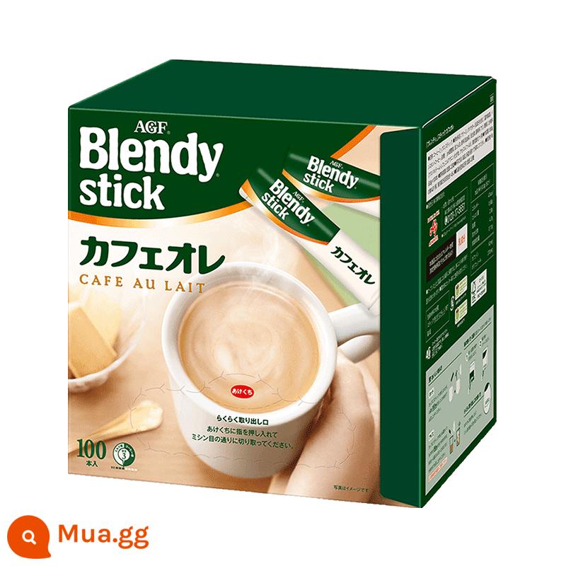 Nhật Bản AGF Coffee Speedy Blendy Latte Coffee Original Microlytic Sugar -Free Low Kakin Sinh viên làm mới - Hương vị cổ điển nguyên bản—100 miếng