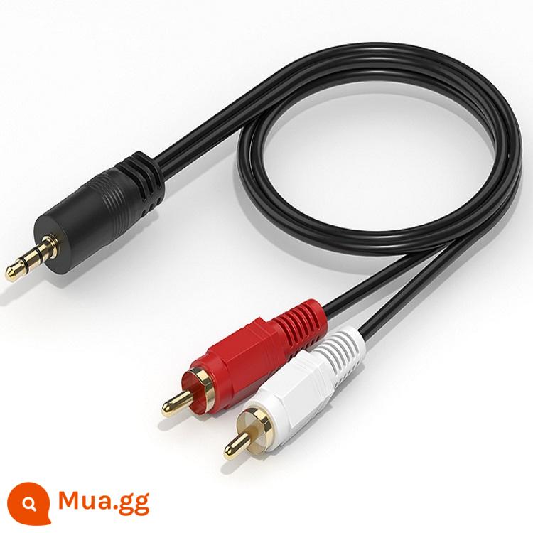 Cáp âm thanh Boto một điểm hai 3.5mm sang đầu hoa sen đôi đầu cắm rca điện thoại di động máy tính để bàn kết nối với loa khuếch đại công suất loa siêu trầm đa năng Đường đầu ra đầu vào đường chuyển đổi đường kết nối âm thanh 1 điểm 2 - Cáp âm thanh 3,5 mm đến 2RCA ★ Hoàn tiền nếu có tiếng ồn