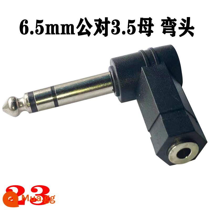 Miễn phí vận chuyển 6.5/3.5mm/RCA đầu hoa sen cách mạng rca hoa sen đôi nam nữ thành nữ cắm xả điện đàn piano âm thanh loa điện chuyển dây trộn hoa sen âm thanh AV1 điểm 2 điểm dòng - 23: Khuỷu tay nữ 6,5 mm đến 3,5 mm