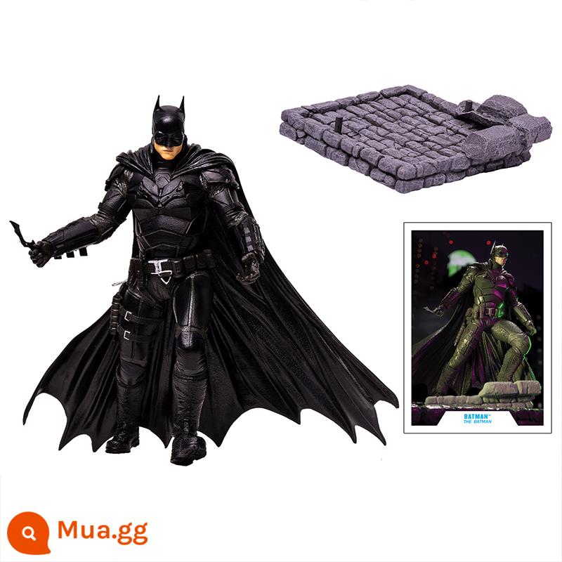 (Spot) McFarlane McFarlane DC mẫu ủy quyền chính hãng Batman 2022 Batman mới - Tượng Batman đen mới