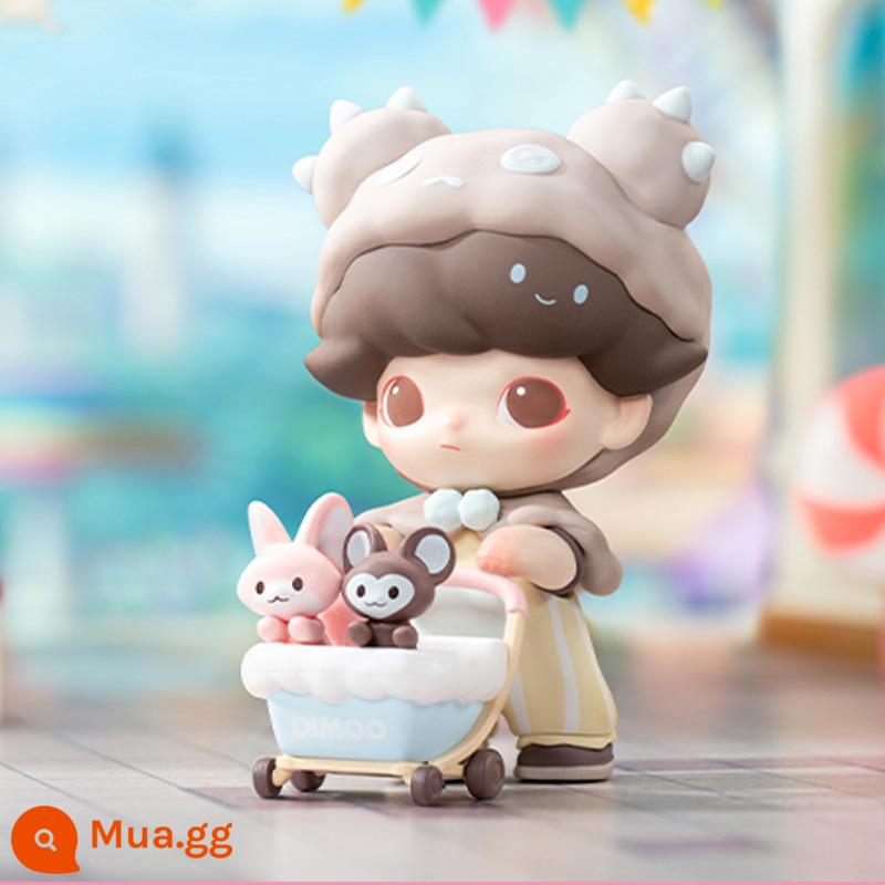 POPMART Bubble Mart DIMOO Ngày hẹn hò Series Blind Box Model Đồ chơi hợp thời trang Lễ tình nhân Quà tặng tỏ tình - [Giỏ hàng nhỏ] (Kèm xác nhận mở hộp các loại thiệp thời thượng)