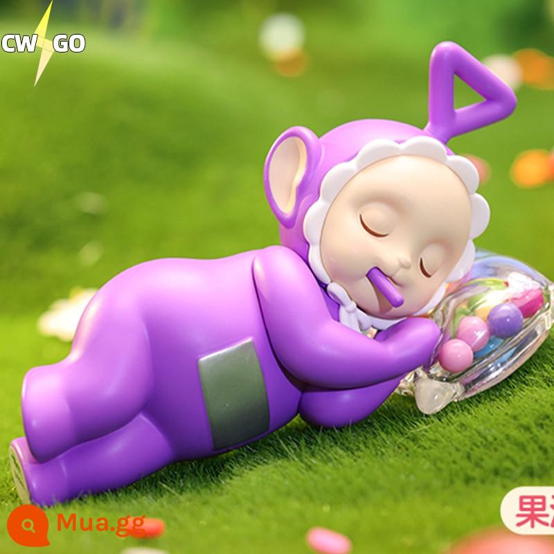 Sản phẩm mới POPMART Bubble Mart Teletubbies Series Dream Candy World Blind Box Model Gift Toy - Mở hộp xác nhận-nước thạch đậu