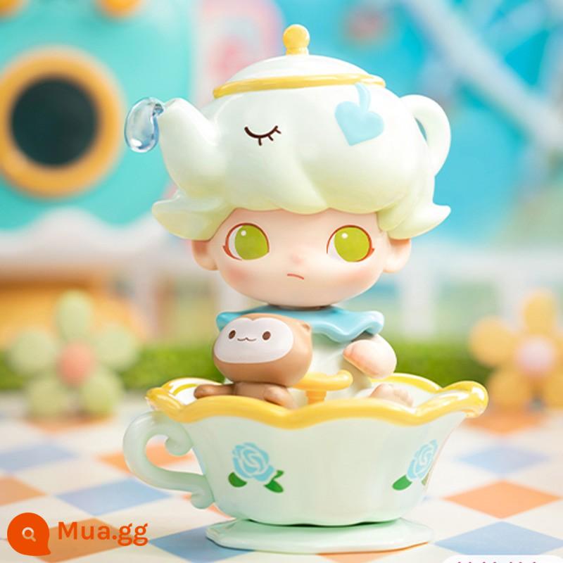 POPMART Bubble Mart DIMOO Ngày hẹn hò Series Blind Box Model Đồ chơi hợp thời trang Lễ tình nhân Quà tặng tỏ tình - [Trà Zhuanzhuan] (Bao gồm xác nhận mở hộp thẻ hợp thời trang)