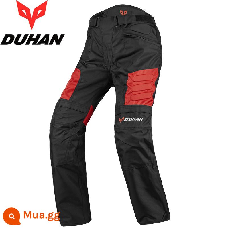 Duhan Racing Motor Motor Muff và Milter Circuit Women's Off -Road điều khiển Knight Motorcycle Set - 02 Quần đỏ [không lót]