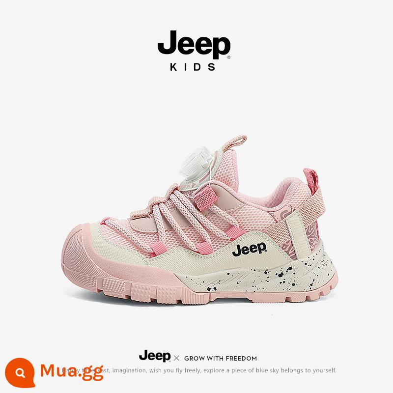 Xe Jeep Trẻ Em Ủng Mùa Đông Nhung Dày Nữ Cotton Giày 2023 Mới Lông Giày Bé Trai Lớn Giày Cotton - Bột tuyết/màu trắng ngà (kiểu mùa xuân)