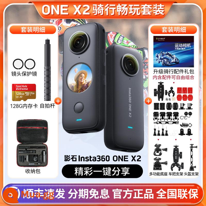 Shadowstone Insta360 X3 Camera Toàn Cảnh Thể Thao ONE X3/X2 Máy Ghi Hình Lái Xe Trượt Tuyết - Gói vui chơi đạp xe Insta360 Onex2