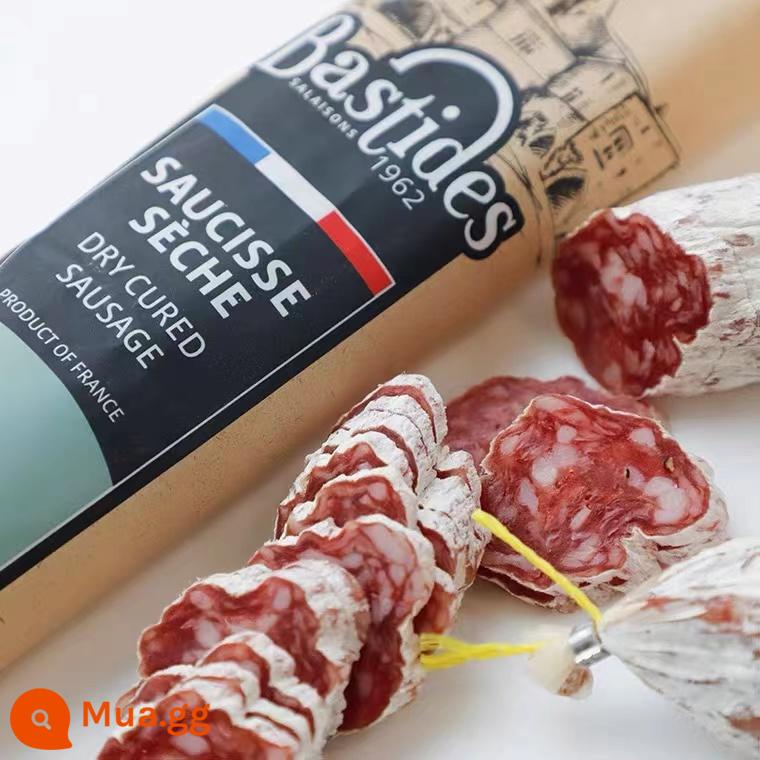 French Bastides Best Overno Xúc xích salami sấy khô kiểu Pháp nguyên bản xúc xích giăm bông sống - Hương vị nguyên bản ngon nhất 250g