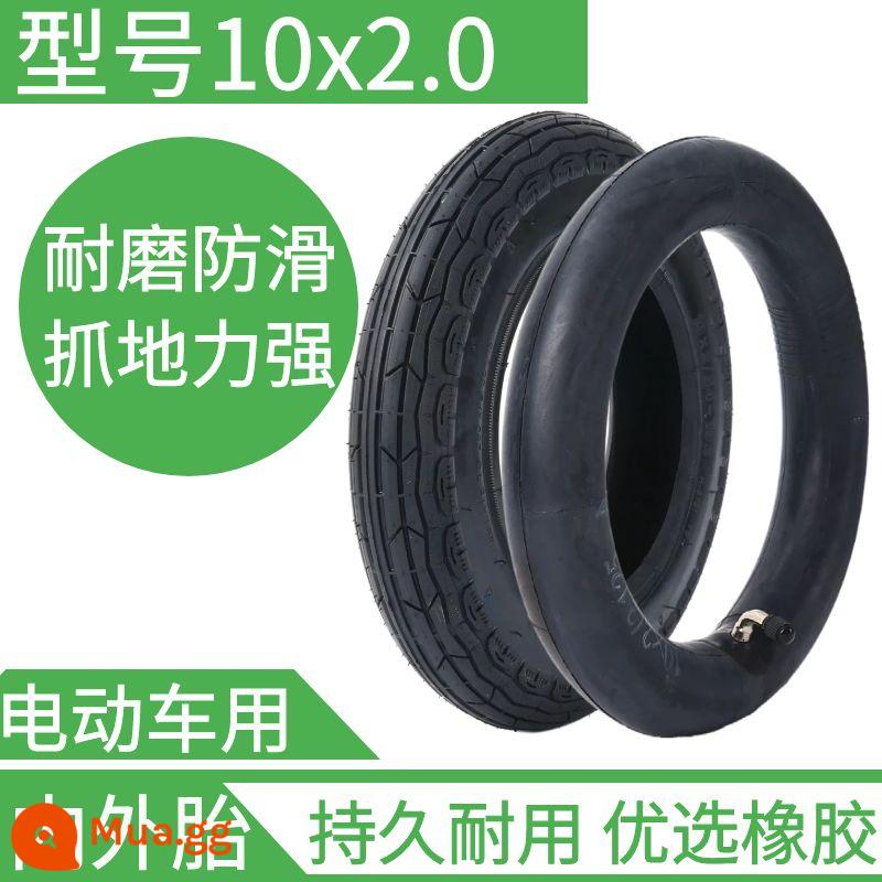 Lốp xe máy điện Hilop không săm 10 inch 10x2.50/2.70-6.5 Lốp cân bằng Xiaomi 9 - Lốp trong và ngoài 10x2.0, phiên bản dày