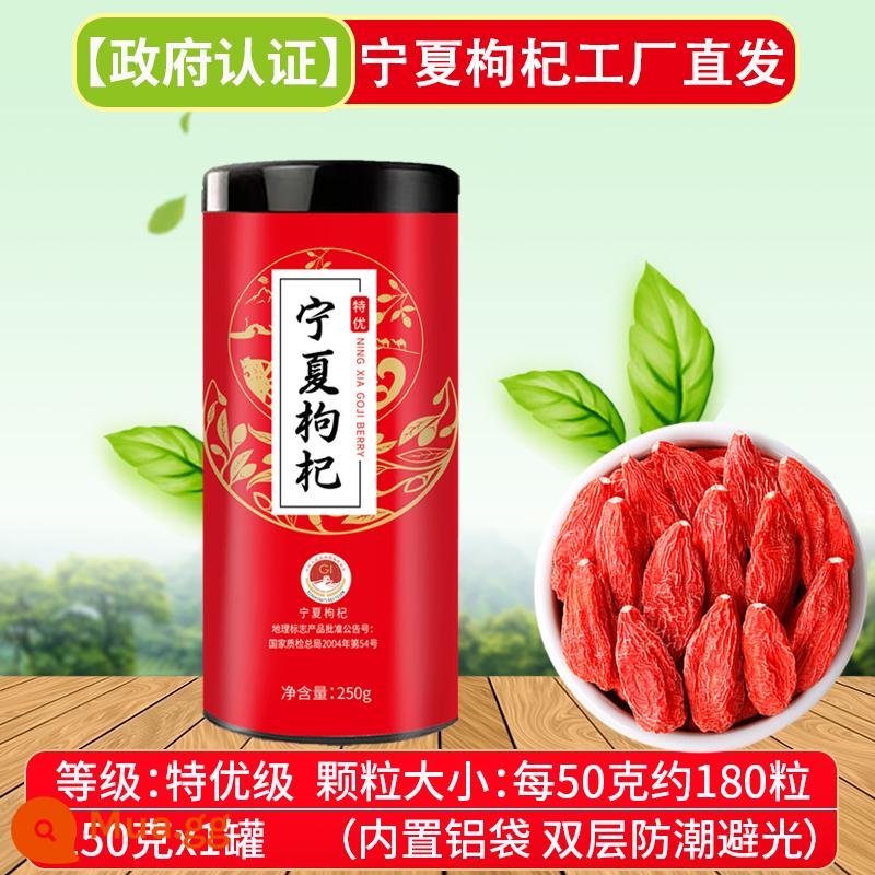 Lô hàng đầu tiên của Yang Yongsheng về quả dâu tây đỏ Ningxia loại đặc biệt 500g trà quả chó sói ngâm trong nước cho thận nam cửa hàng chính thức - Lựa chọn] Vụ đầu tiên chọn quả lớn 250g