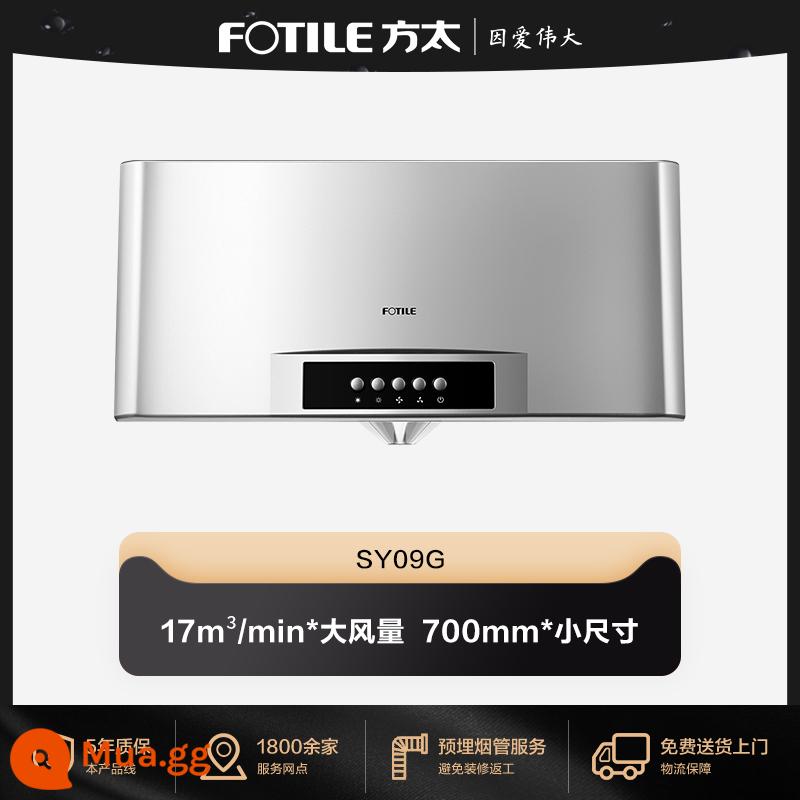 Fangtai SY09G phạm vi máy hút mùi nhà bếp Trung Quốc hộ gia đình hàng đầu phạm vi nhỏ máy hút mùi chính thức hàng đầu cửa hàng - màu thép không gỉ