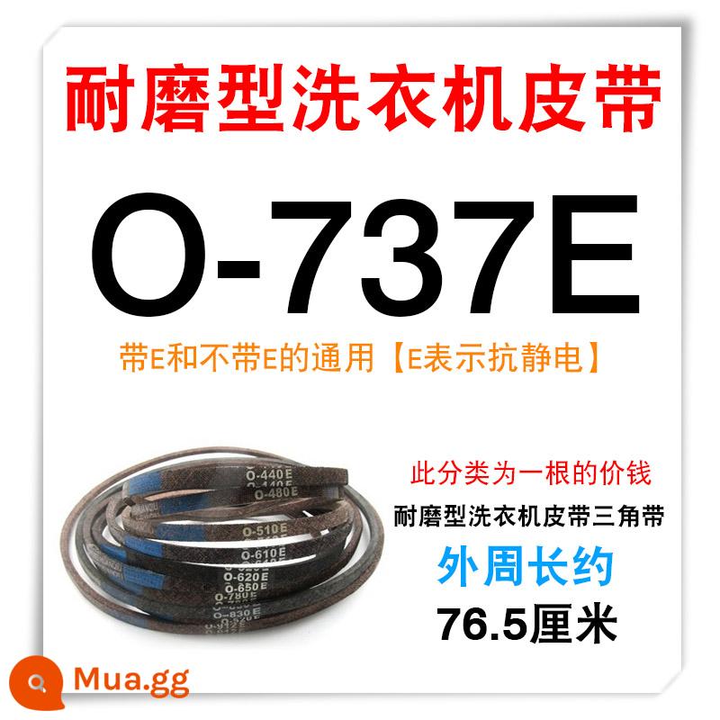 Đai máy giặt hoàn toàn tự động Đa năng máy giặt xung Đai truyền động đai chữ O Phụ kiện đai vận chuyển đai chữ V - O-737