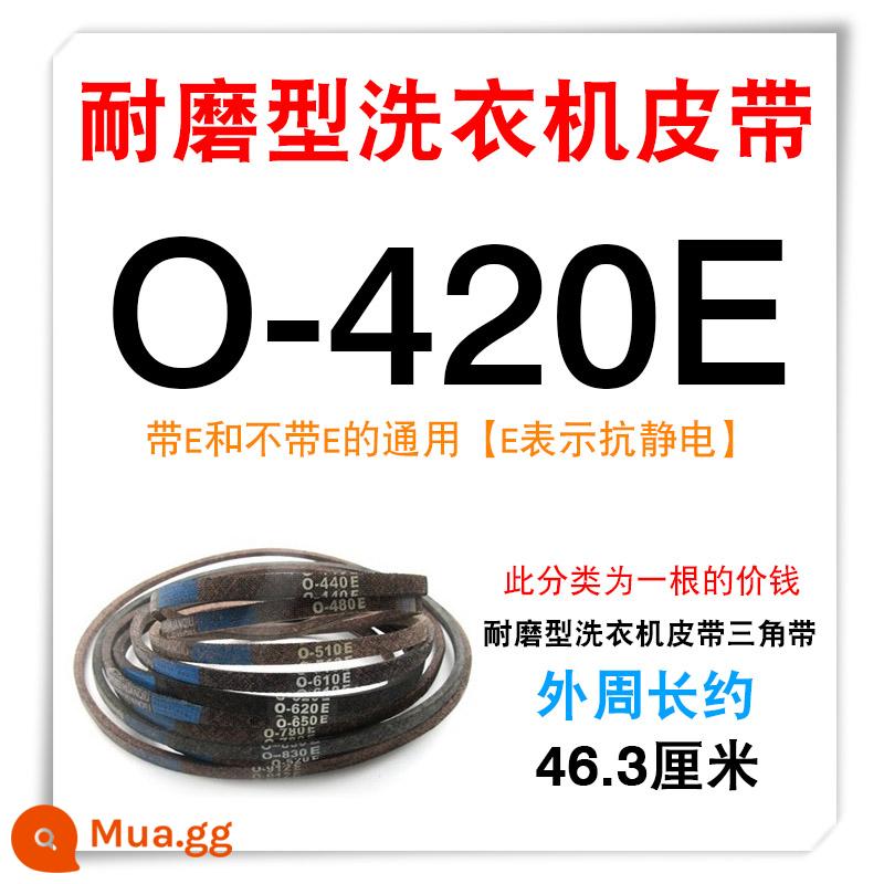 Đai máy giặt hoàn toàn tự động Đa năng máy giặt xung Đai truyền động đai chữ O Phụ kiện đai vận chuyển đai chữ V - O-420