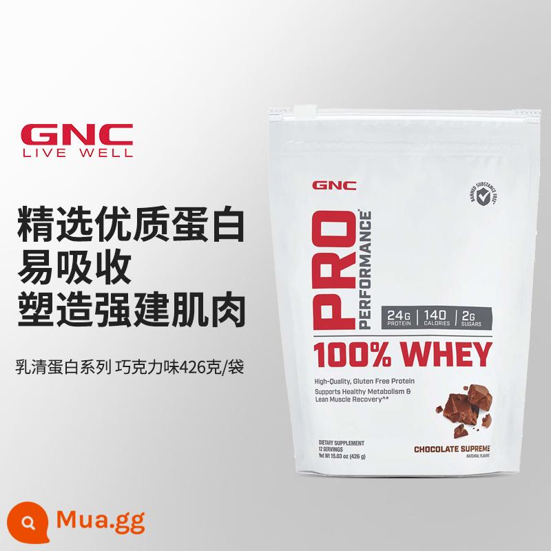 GNC Jiananxi 100% bột whey protein cô lập tăng cơ thể dục nam nữ bột protein tăng cân nhập khẩu từ Mỹ - Bột whey protein 426g - hạn sử dụng 24 năm và tháng 1