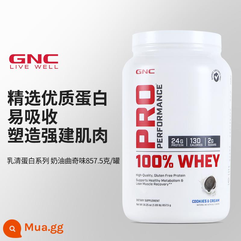 GNC Jiananxi 100% bột whey protein cô lập tăng cơ thể dục nam nữ bột protein tăng cân nhập khẩu từ Mỹ - Bột whey protein 857,5g