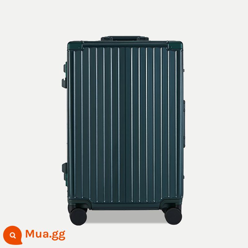 MARRLVE khung nhôm cao cấp mật khẩu xe đẩy du lịch trường hợp bánh xe đa năng 20 inch nội trú trường hợp nữ 2426 vali nam - Xanh đậm M5624