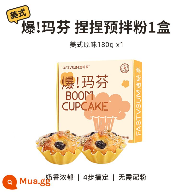 Nhanh Hương Vị Thưởng Thức Nhào Bánh Muffin Premix Món Tráng Miệng Muffin Nướng Tại Nhà Nguyên Muffin Bột Làm Bánh Lười - [1 hộp]Hương vị chính hãng của Mỹ*1