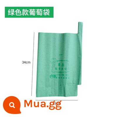 Toàn bộ bột gỗ màu trắng đóng bao nho túi nho túi trái cây nho chống thấm nước chống côn trùng vành đai chống chim dây lỗ khí - Túi nho xanh 25*34 cm (100 cái)