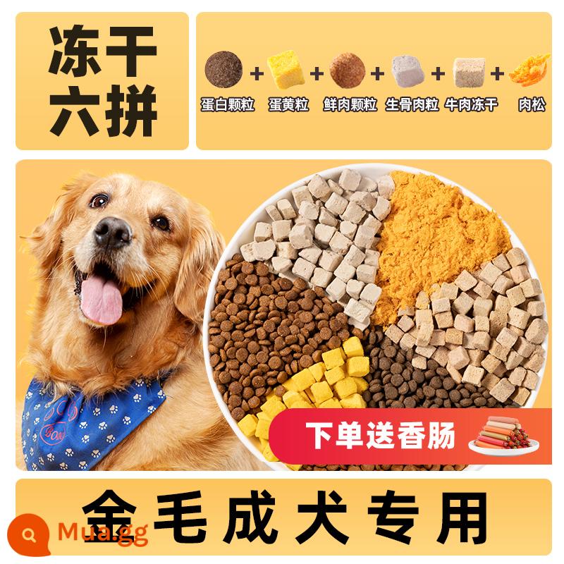 Thức ăn đông khô cho chó Golden Retriever 20 catties, bổ sung canxi cho chó con, chó trưởng thành, chó vừa và lớn, vết rách nhẹ, thức ăn 40 nguyên giá - Mua 1 tặng 1, chỉ dành cho chó trưởng thành [do quản lý cửa hàng khuyên dùng★sáu gói đông khô] Đảm bảo hoàn tiền nếu không ăn