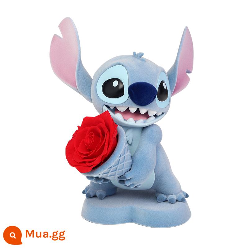 Món Quà Giáng Sinh BESTINE Disney Stitch Stitch Hoa Vĩnh Cửu Hoa Hồng Hộp Quà Tặng Thú Nhận Quà Tặng Sinh Nhật - Bó hoa tỏ tình bất tử-18cm