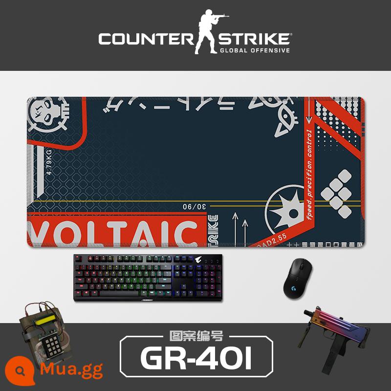 Sê-ri CSGO tấm lót chuột sáng tạo quá khổ Cậu bé Ersimov thi đấu điện dày đặc bảng trò chơi pad khóa cạnh bàn phím máy tính Nhật Bản đệm bảo vệ cổ tay sinh viên bảo vệ cổ tay chống trượt miếng đệm nhỏ hình vuông của phụ nữ có thể được tùy chỉnh - GR-401 [Kéo khóa chính xác]