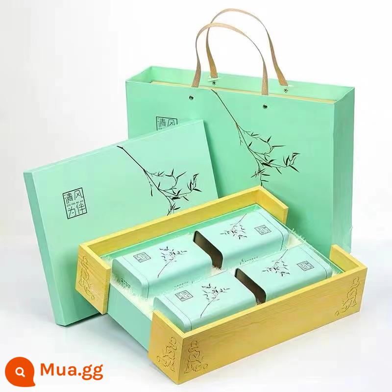 Trà Tieguanyin 2022 trà mới hương thơm mạnh Quà Tết cho người lớn tuổi Hộp quà Tết 250g/500g - 500g