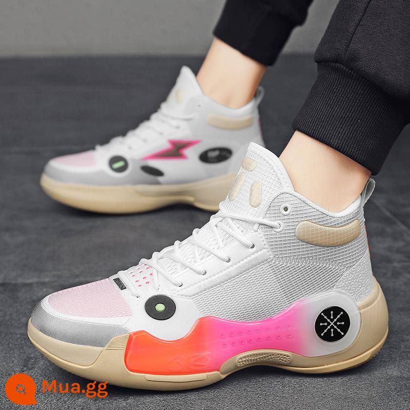 Giày bóng rổ Kobe Đàn ông Chuyên nghiệp Chuyên nghiệp Giày sneakers Giày thể thao trẻ em Giày thể thao Phụ nữ da mùa đông cộng với bông - 8822 Bloom [Miễn phí: Tất + Vòng tay dạ quang + Gói]