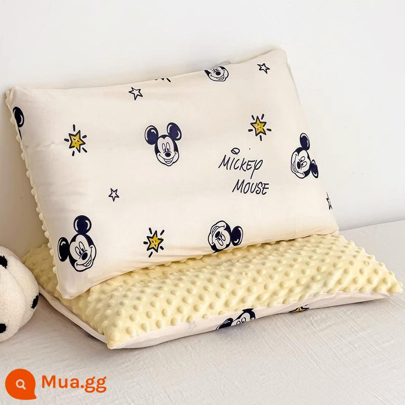 Cặp vỏ gối nhung đậu dành cho trẻ em mẫu giáo tại nhà Vỏ gối đơn 30x50 nữ - Mickey [cặp vỏ gối]