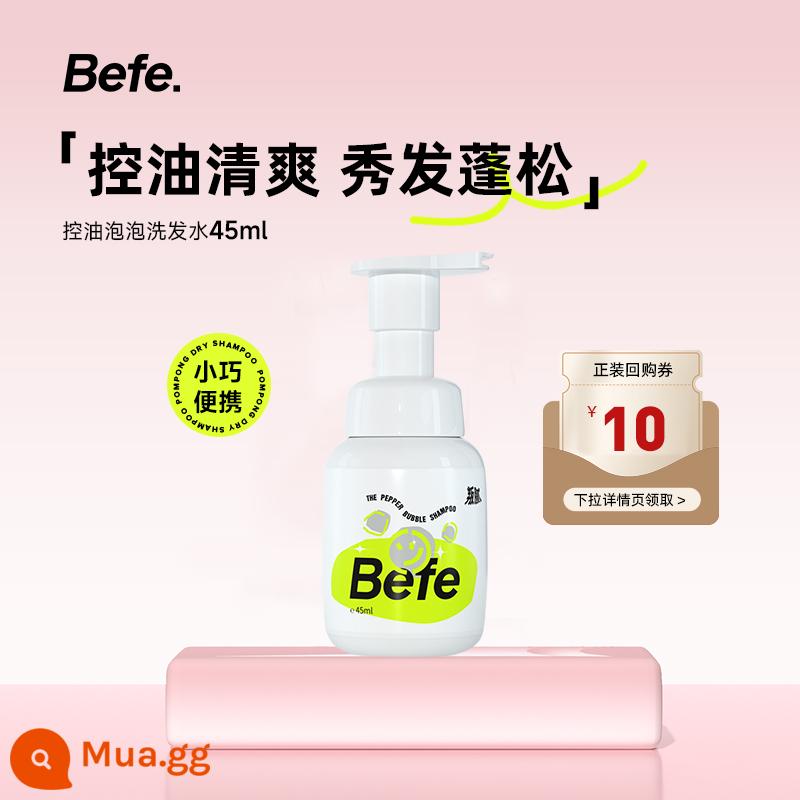 [Mười tỷ trợ cấp] Dầu gội bong bóng axit amin kiểm soát dầu hạt tiêu befe, sạch, đầy đặn và bông xốp, không chứa silicone - [Kích thước du lịch di động] Dầu gội bong bóng kiểm soát dầu