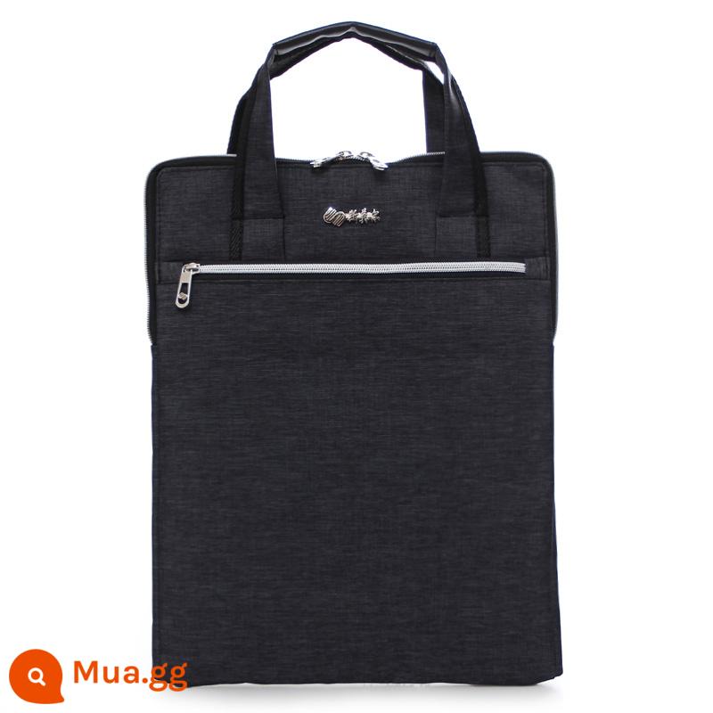 SMOOS MOEL Túi xách túi văn phòng Oxford Canvas Business Túi giải trí nam giới tính tài liệu chính thức gói mô hình dọc - Khí chất đen thuần khiết