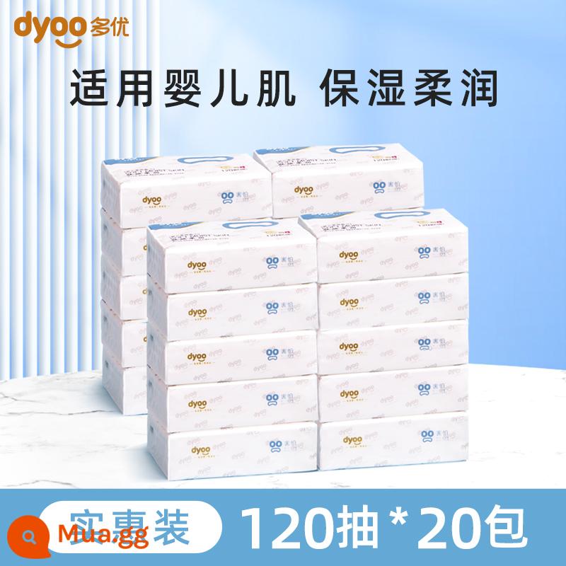 Dyoo Multi -soft Paper Face Face - [Gói giá cả phải chăng] 20 gói cho 120 máy bơm