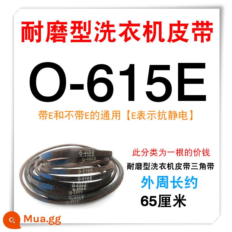 Dây đai máy giặt chống mài mòn chất lượng cao Đai tam giác hình chữ O đa năng bán/hoàn toàn tự động băng tải động cơ máy giặt phụ kiện - O-615E