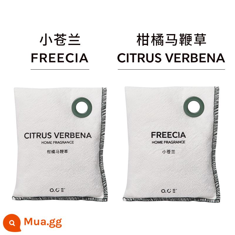 OCE gói tủ quần áo gói thơm trong nhà tủ quần áo gia đình dầu thơm phòng ngủ hương thơm lâu dài túi vải xe gói - [Top2 bán chạy] Cỏ roi ngựa + Freesia (10,5 * 13cm)