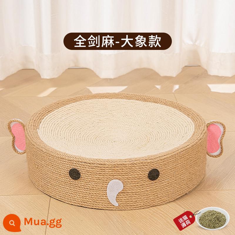 Mèo Leo Khung Chống Trầy Xước Nhỏ Sisal Dọc Mèo Mèo Xước Ban Mèo Kệ Mèo Xước Bài Mèo Con đồ Chơi Cho Thú Cưng - Tất cả sợi sisal, không có vụn - Phong cách voi [chống trầy xước và chống mài mòn] Bộ sưu tập và mua hàng sẽ mang lại cho bạn catnip