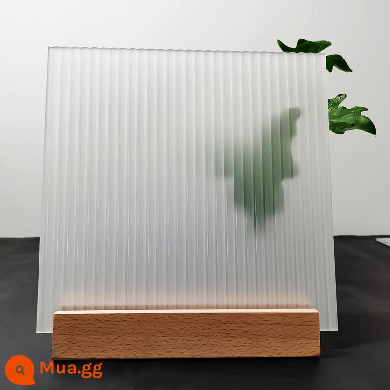 Tấm sọc cửa tủ acrylic Changhong tùy chỉnh Kệ lưu trữ bằng thủy tinh trong suốt tùy chỉnh Cửa trượt chống bụi - Sọc rộng màu trắng sữa có thể được sử dụng làm tấm khuếch tán