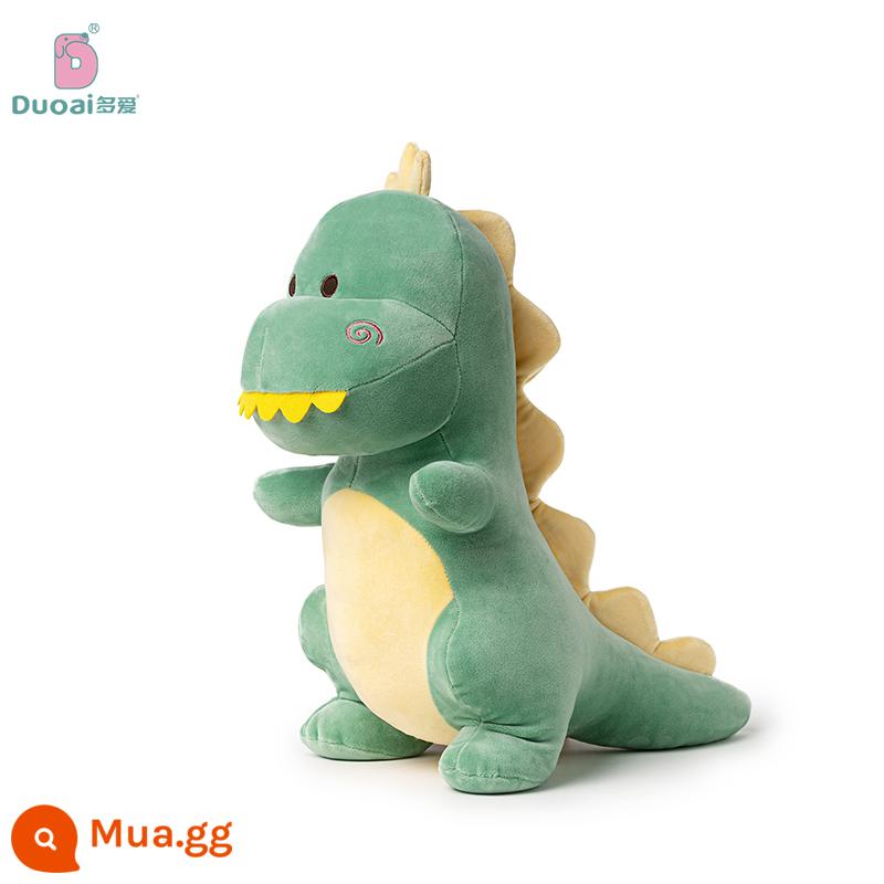 Khủng Long Nhỏ Búp Bê Dễ Thương Sang Trọng Đồ Chơi Gối Ngủ Trẻ Em Áo Búp Bê Tyrannosaurus Rex Bé Trai Và Bé Gái Búp Bê Tặng - màu xanh lá