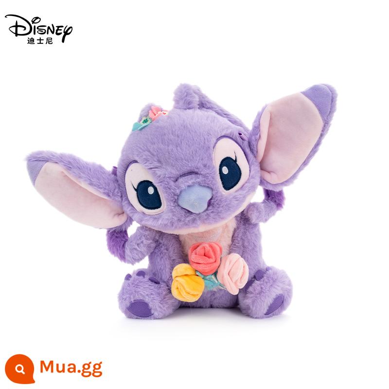 Stitch Lilo và Stitch Búp Bê Stitch Sang Trọng Đồ Chơi Disney Quà Tặng Sinh Nhật Búp Bê Búp Bê Nữ Chính Hãng - Rose Angel [cao khoảng 25cm] bao gồm túi và dây đeo vai